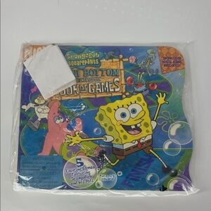 SpongeBob SquarePants Bikini Bottom Electronic Book of Games NEW vintage